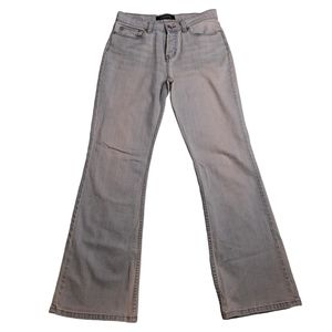 London Jean by Victoria's Secret Button-fly High Rise Flare Blue Jean SZ…